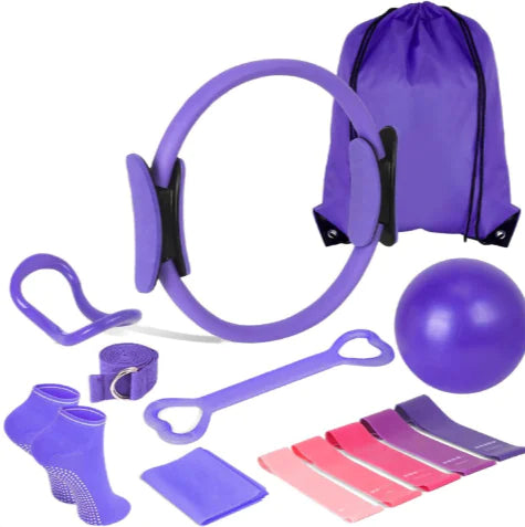 Set Completo de Yoga & Pilates 13 en 1 – Entrena, Tonifica y Relájate Desde Casa